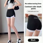 Black Panel Yoga Pants