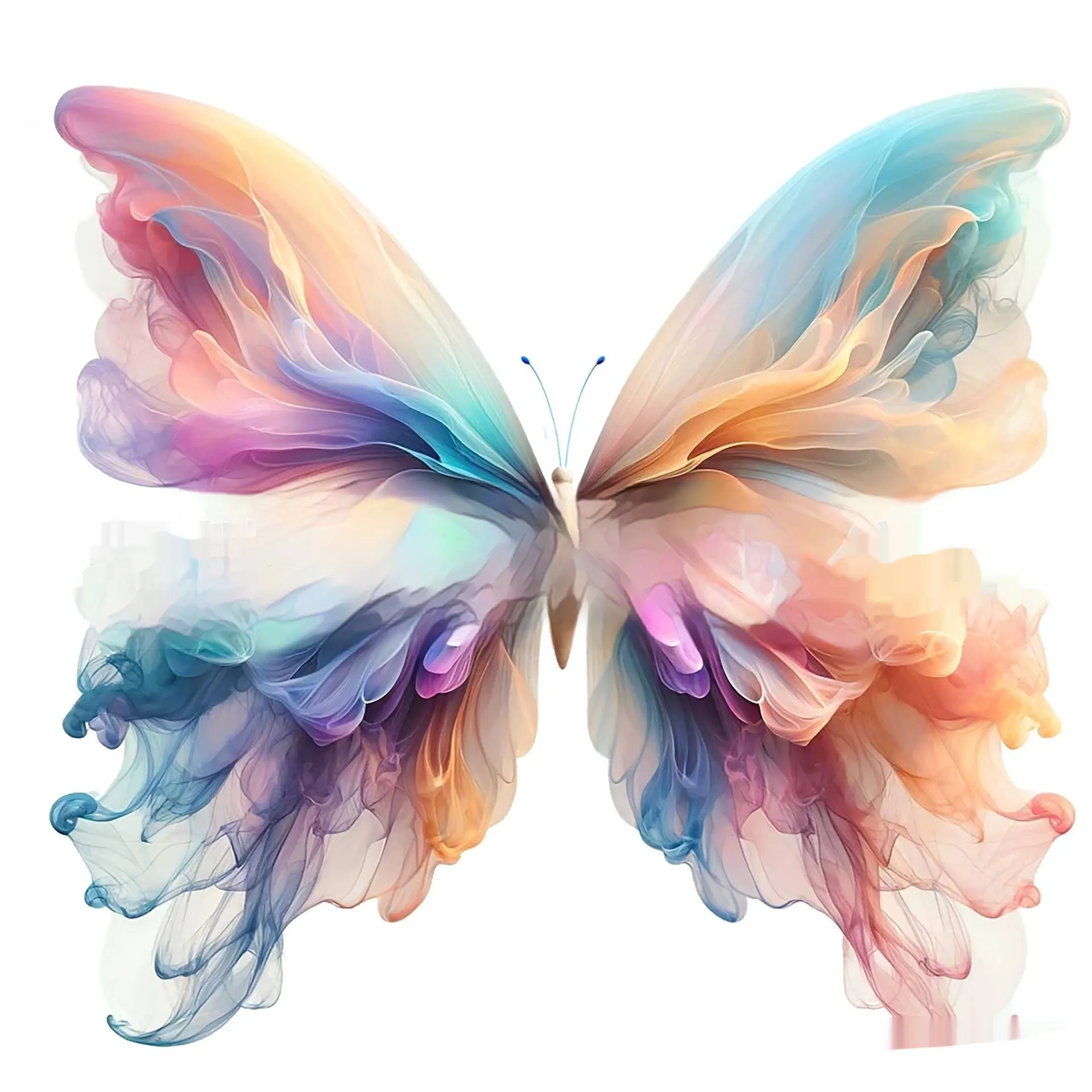 Butterfly Ethereal Smoke Butterfly Pendant Decoration - A2