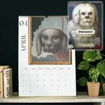 Ugly Dog Calendar In Painting