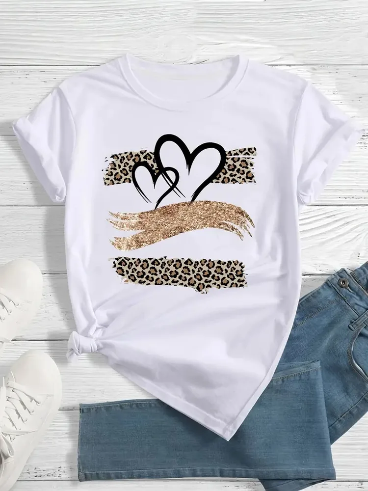Women's Short sleeved T shirt Fashion Casual Home Re2576 13 Xxl - Shop at LoveMi