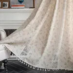 Beige Crochet Mosaic Flower
