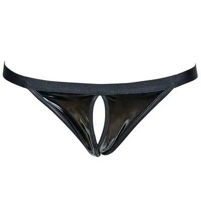 Series Micro Elastic Underwear Garter Combination Open Briefs S - Shop at LoveMi