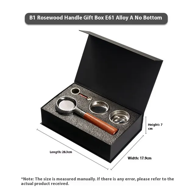 Suit Coffee Machine Handle E61 Brewing Head Universal 58mm Solid Wood Coffee Bottomless B1 Rosewood Gift Box - Shop at LoveMi