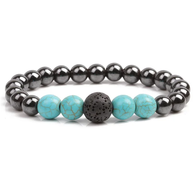 European And American Ornament Magnetic Black Magnet Elastic Bracelet Black - Shop at LoveMi