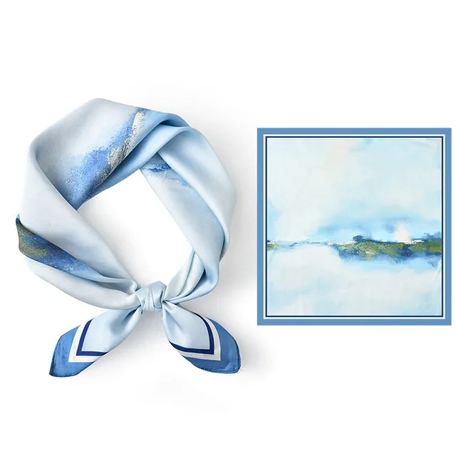Trendy Women's All match Fashionable High grade Square Scarf Mirage - Shop at LoveMi