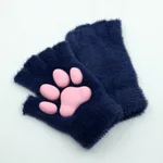 Navy Blue Gloves