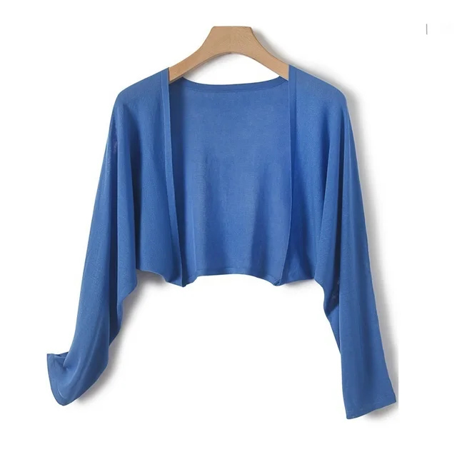 Top Sun Protection Shirt Thin Coat Sun Protection Clothing Air Conditioning Shirt For Women Klein Blue - Shop at LoveMi