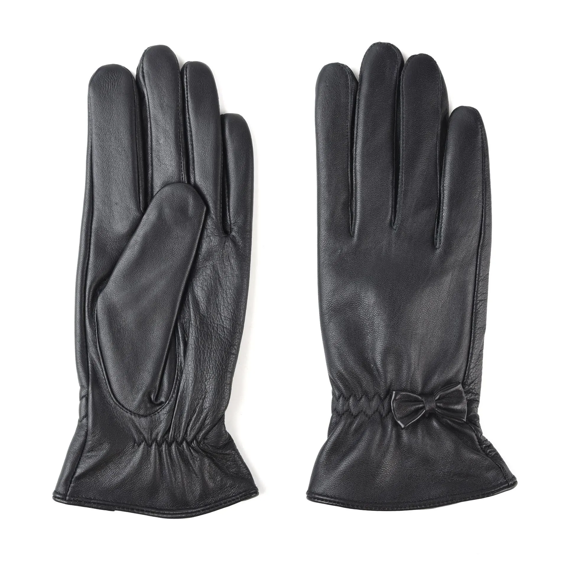 Winter Women's Warm Leather Gloves - 008 Style
