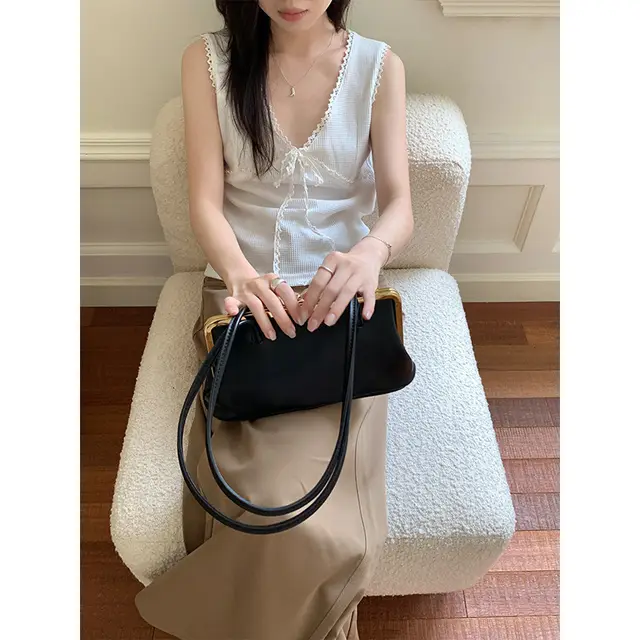 All matching Sleeveless Top Sweet Lace Tied V neck Vest White - Shop at LoveMi