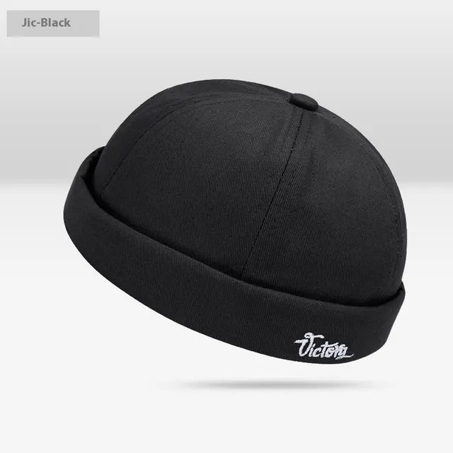 Skullcap Hat Korean Street Hipster Hip Hop Hat Gp003Jic Black - Shop at LoveMi