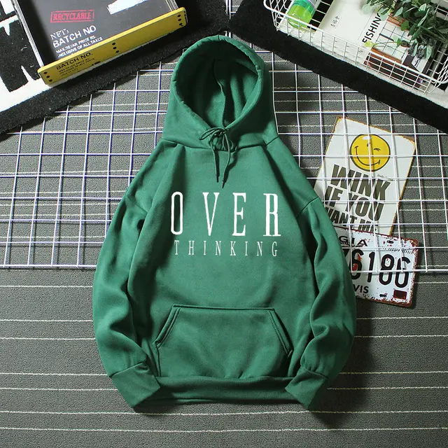 Women's Autumn And Winter Loose Coat Mid length Sweater Dark Green White Picture - Shop at LoveMi