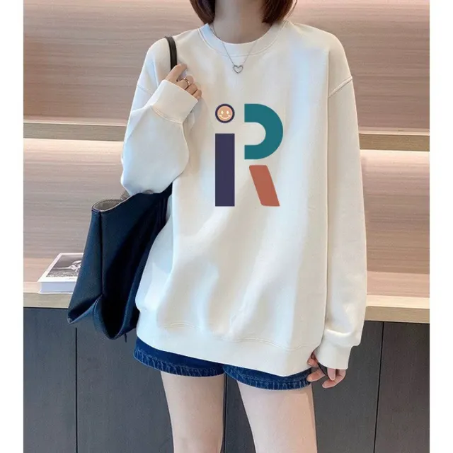 Heavy Round Neck Sweaters Women's Clothing White - Shop at LoveMi