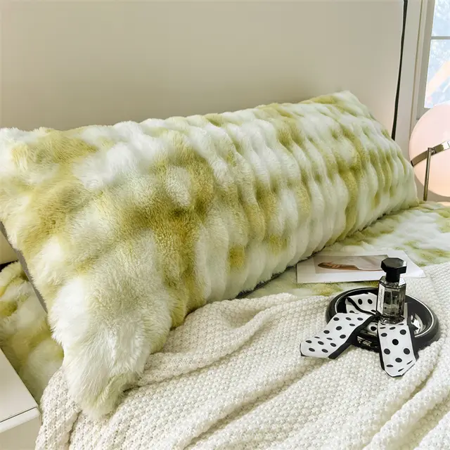 Milk Fiber Lengthened Double Pillow Case Dream Fruit Green - Shop at LoveMi