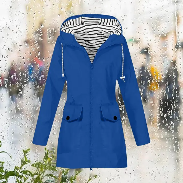 Outdoor Mountaineering Clothing Waterproof Coat Blue - Shop at LoveMi