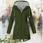 Army Green Slit Hemline At Hem