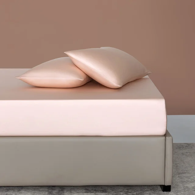 Fiber Printing Solid Color Fitted Sheet Confession Powder - Shop at LoveMi