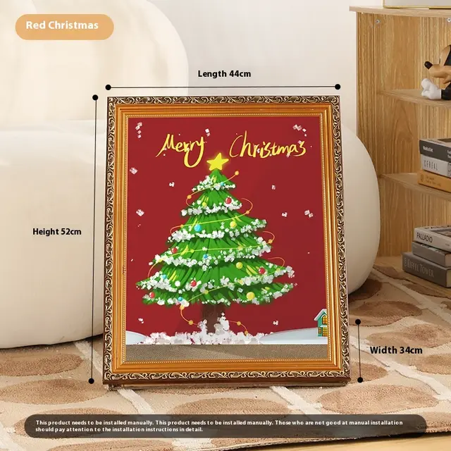 Retro Golden Cat Nest Cat Scratch Board Toy Red Christmas Tree - Shop at LoveMi
