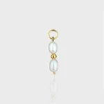Pearl Golden Balls Pendant