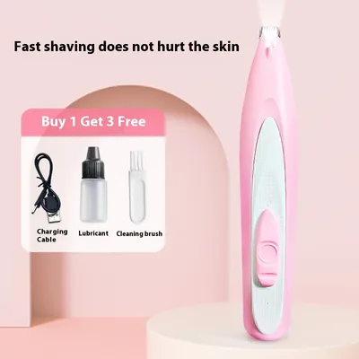 Pet Shaver Special Electric Nail Grinding Machine Mute Light Rechargeable Pink - Shop at LoveMi
