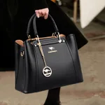 Women's Large-capacity Simple Casual Handbag - Black