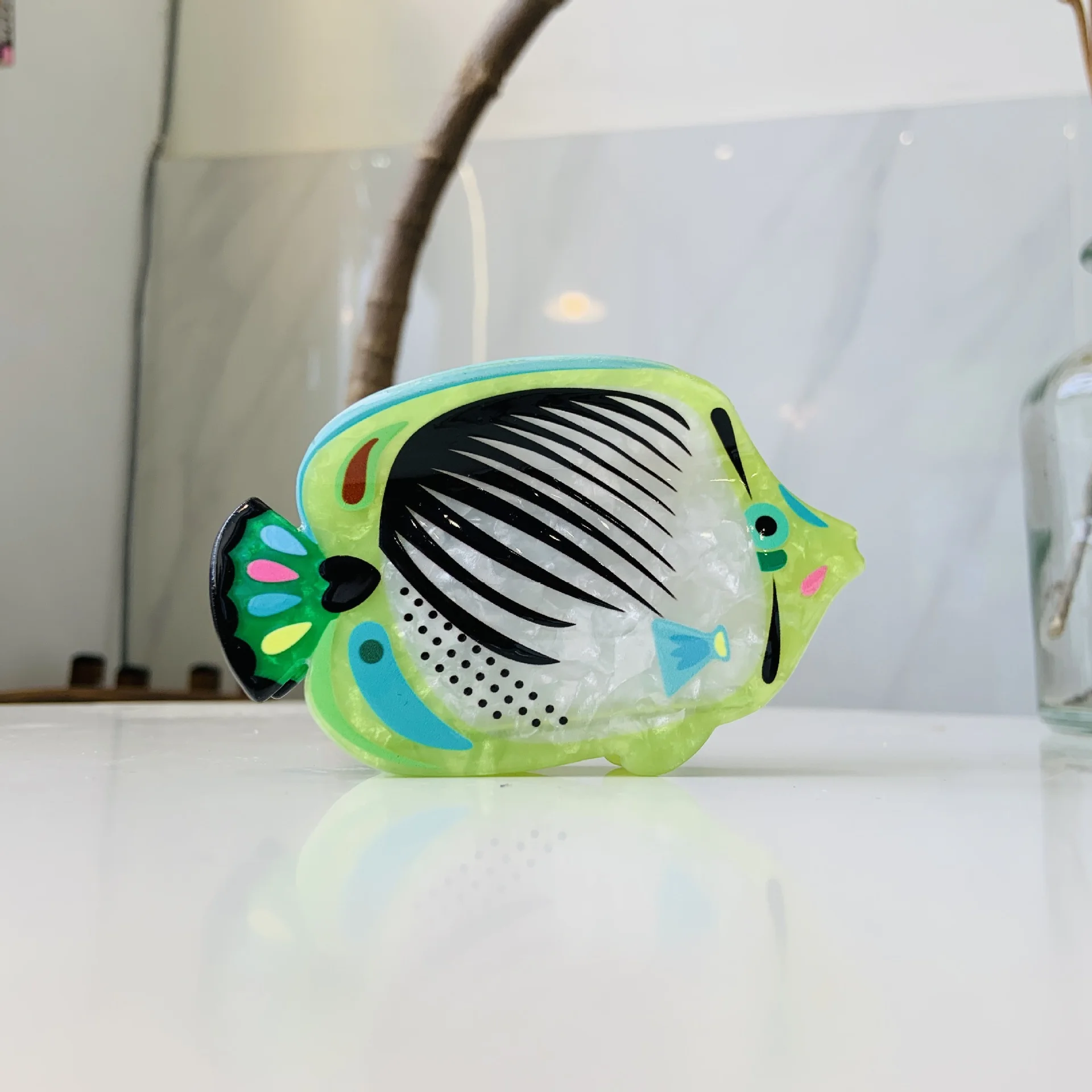 New Simple Elegance And Creativity Back Head Clip Hair Accessories - Cute Clownfish About 7Cm