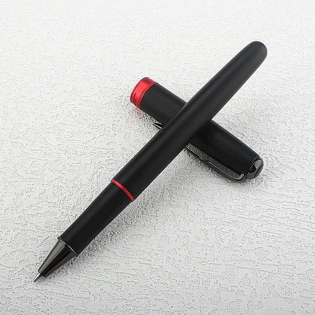 Plaid Silver Pen Business Office Calligraphy Practice Red Rhyme Black - Shop at LoveMi