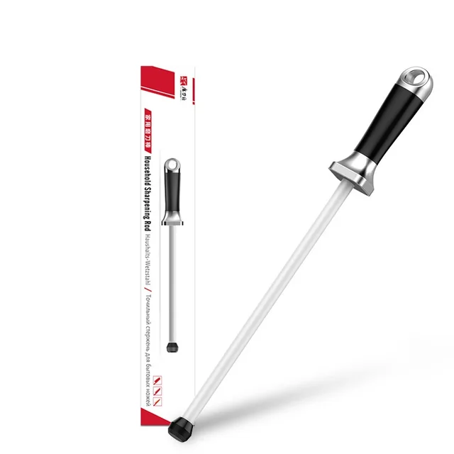 12 inch Chef Sharpening Steel Utensils Black - Shop at LoveMi