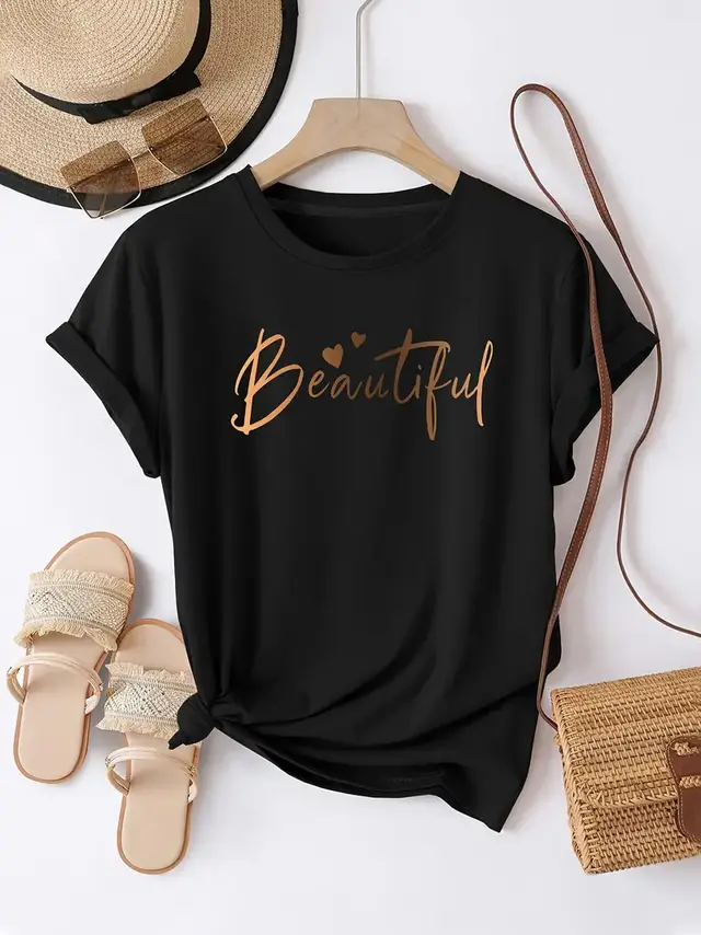 European And American Valentine's Day Love Round Neck Women's Top Hs215 - Shop at LoveMi
