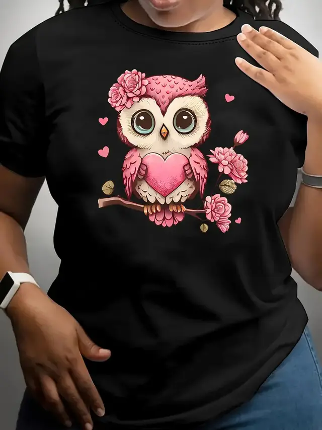 European And American Valentine's Day Love Round Neck Women's Top Hs28 - Shop at LoveMi