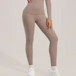 Silk Mist Brown Pants