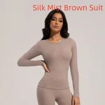 Silk Mist Brown Suit
