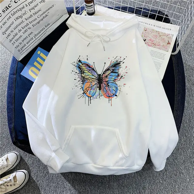 Plus Size Loose Hooded Sweater For Women White - Shop at LoveMi