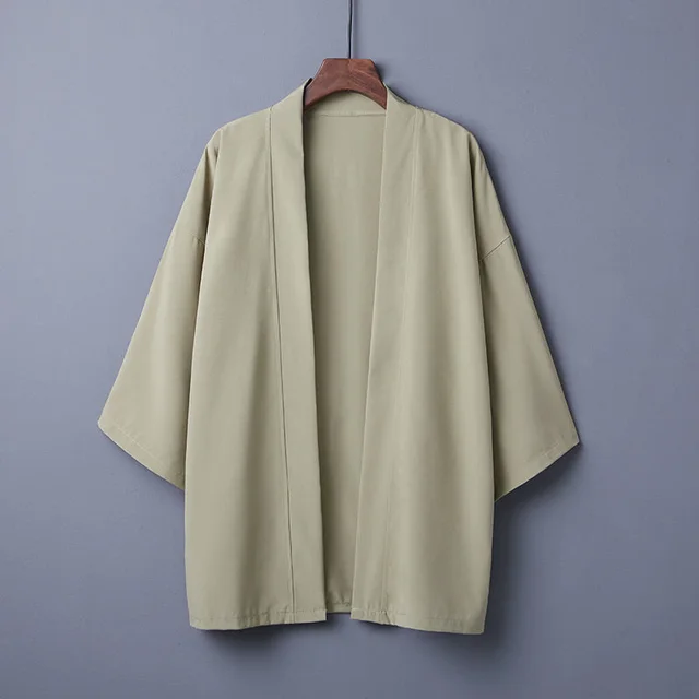 Solid Color Cardigan Summer Shirt For Air Conditioning Room Sun Protection Clothing Tide Apricot - Shop at LoveMi