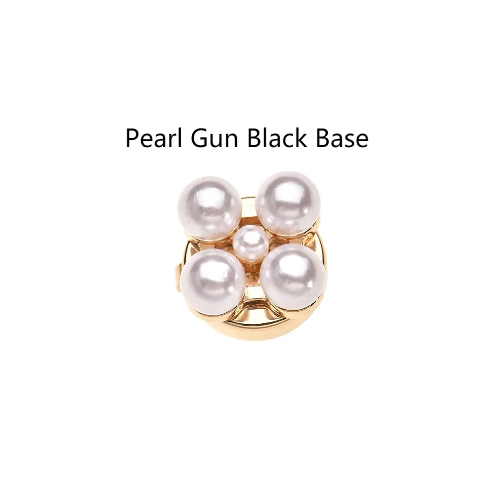 Korean Style Pearl Shirt Cufflinks Pearl Silver Base - Shop at LoveMi