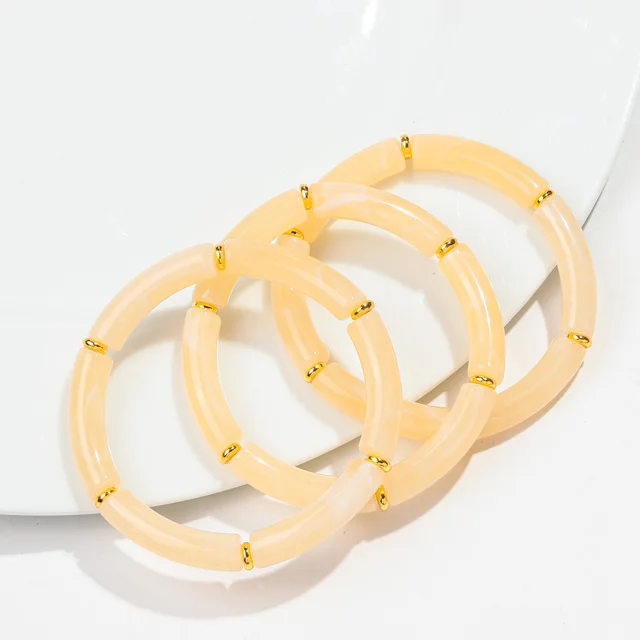 European And American Popular Acrylic Elbow Bracelets Ladies Color13 - Shop at LoveMi