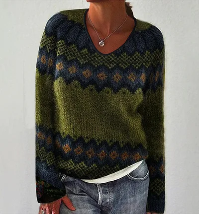 3D Printed Women's Flower Pattern Pullover Sweater Style 4 Xxxl - Shop at LoveMi