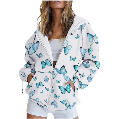 Digital Printing Urban Casual Round Neck Zipper Sweater Wy03Pl14 5Xl - Shop at LoveMi