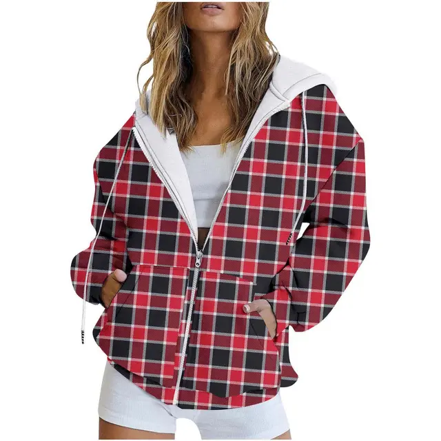 Digital Printing Urban Casual Round Neck Zipper Sweater Wy03Pl21 - Shop at LoveMi