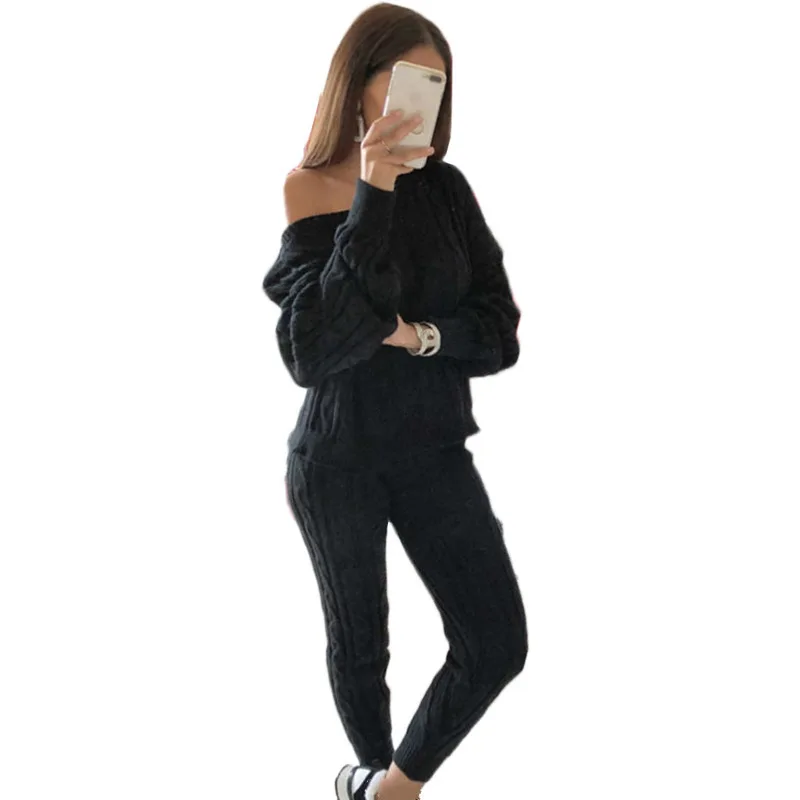 FallWinter Hot selling Pajamas Suit Black - Shop at LoveMi