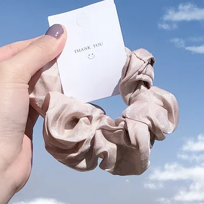 Retro french simple hair accessory Beige 01 - Shop at LoveMi