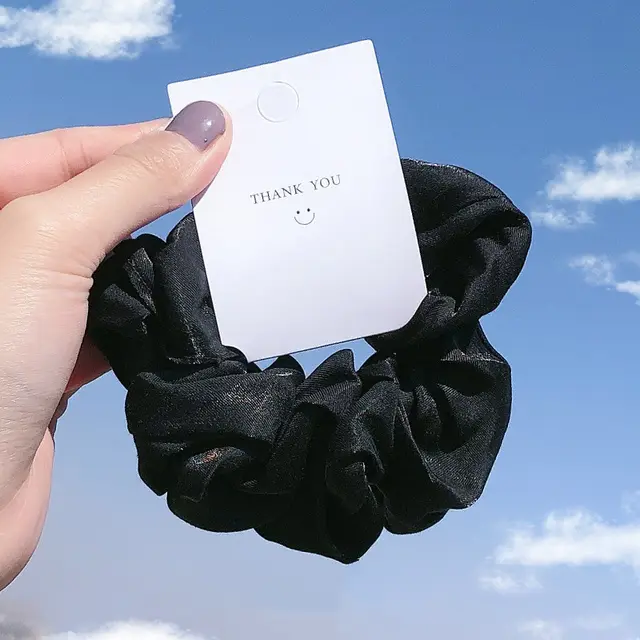 Retro french simple hair accessory Black 01 - Shop at LoveMi