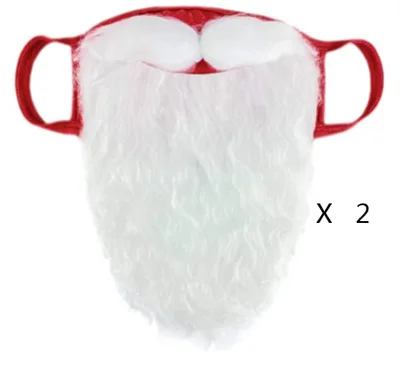 Elderly beard mask Red - Shop at LoveMi