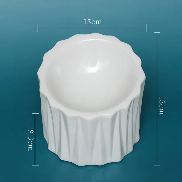 Ceramic bowl for pet neck guard White - Shop at LoveMi