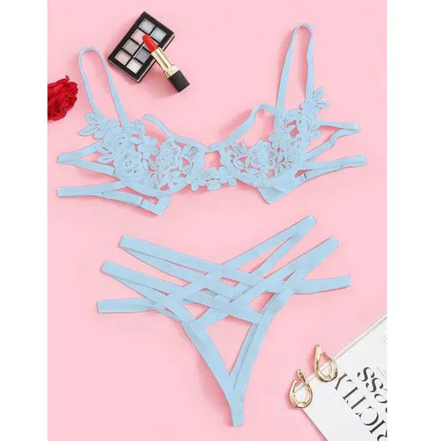 Sexy lingerie three point suit Blue - Shop at LoveMi