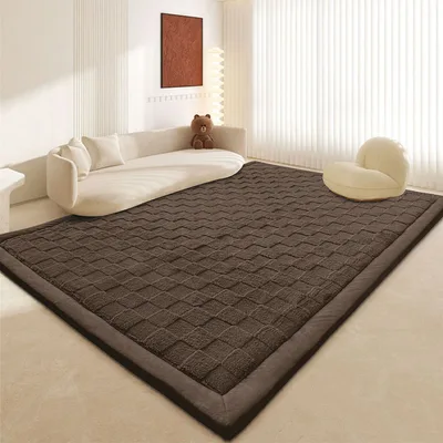Thickening Carpet Living Room Drop resistant Brown - Shop at LoveMi