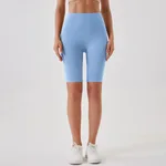6618 Cropped Pants Medium Blue