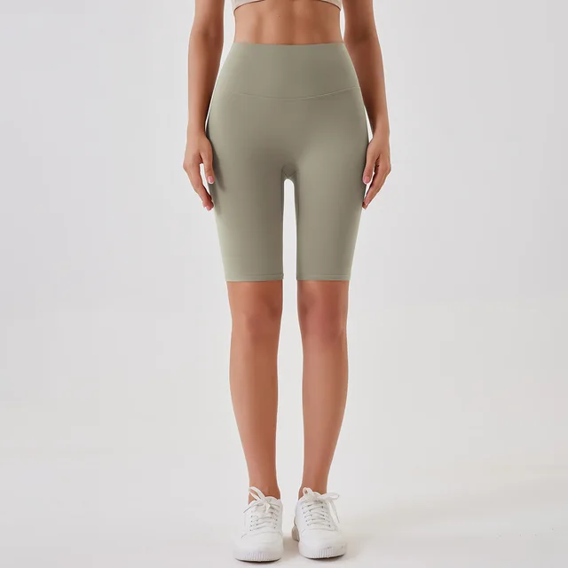 Breathable Double sided Brushed Yoga Shorts 6618 Fifth Pants Debris Flow - Shop at LoveMi