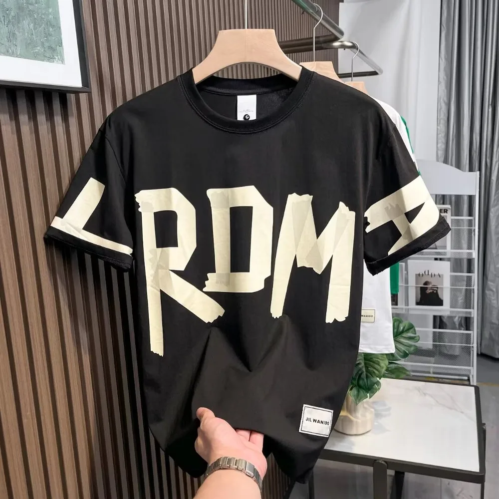 T-shirt Men's Korean-style Fashion Short Sleeve Half Sleeve - G23 Short Sleeve Black - View 1