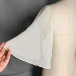 Beige White Silk To Be Sewed