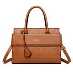 Fashion Women's Large Capacity Portable Tote Bag - Brown